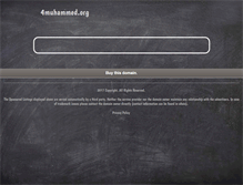 Tablet Screenshot of 4muhammed.org